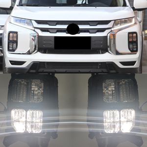 1 Set LED DRL Tagfahrlicht für Mitsubishi Outlander Sport ASX 2020 2021 Scheinwerfer Nebel Lichter Nebel Licht Fahren nebel Lampe