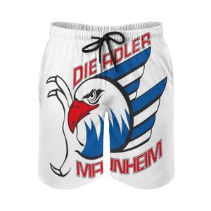 Erkek Şort Mannheim Erkek Yüzme Sandıkları Logo Hayranları için Cepleri Hızlı Kuru Voley