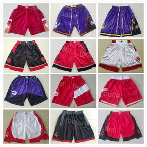 Männer Basketball Tracy McGrady Jogginghose tragen elastische Taille Eric Gordon Shorts Hip Pop Michael Porter Jr Hose Laufen Team Sport Kordelzug genäht Rot Weiß Schwarz