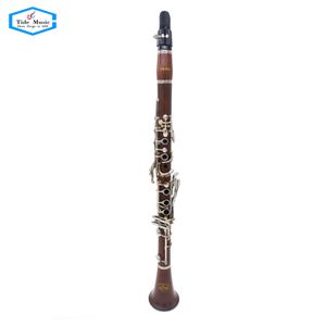 High grade Red wood body Silver plated Tone Bb 17 key clarinet