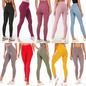 Yogaoutfit Dam Leggings för Kvinna Designer Leggings med Pocket Träningskläder Leopard Sexiga Seamless Gym Byxor Hög midja Sportkläder Elastisk Fitness