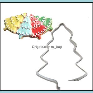 Mods de panificação Bakeware Kitchen Dining Bar Home Garden Cookie Aluminum Ligoy Gingerbread Men Christmas Tree Animal Cutter Diy Bbypuc S