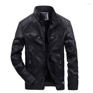 Jackets masculinos 2022 Winter Casual Multi-Pocket estilo Business Leather Lainting Plus Velvet Men grosso Windbreak Jacket1