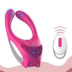 Sexleksaker masager vibrator sexig massager aihia par roliga trådlösa fjärrkontroll kvinnlig onani apparat för vuxna 55y1