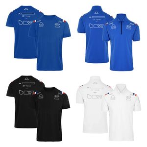 2022 Nuovo pilota di F1 Polo Formula 1 Team T-shirt Tuta da corsa Jersey Estate Appassionati di auto T-shirt Maglietta stampata da donna da uomo