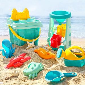 Strandspielzeug Für Jungen großhandel-Sommer Beach Play Kids Box Set Kit Wasser Sandeimer Grube Werkzeug Outdoor Spielzeug für Kinder Jungen Mädchen Geschenke
