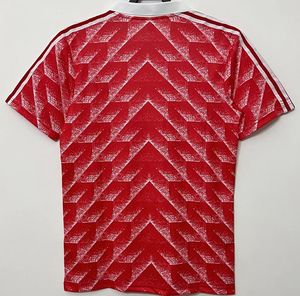 1988 1989 1990 CCCP 홈 축구 유니폼 Shalimov 빈티지 클래식 Camisetas Futbol Shirts Camisa 셔츠 자바 로브 키트 남자 Maillots de Football Jersey