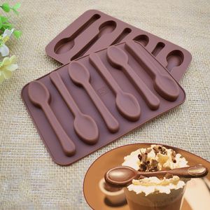 Non-Stick Silicone DIY Cake Decorating Baking Mold 6 Hole Scoop Chocolate Jelly Ice 3D Candy Mold Cupcake