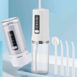 Vattenflosser Dental Oral Irrigators Sonic Tooth Cleaner Tandblekning Jet Dentistry Tool Hygien Portable 220510