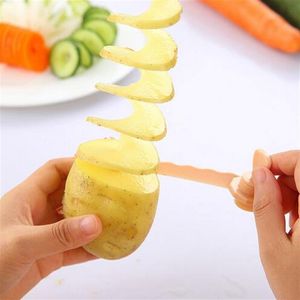 Wholesale spiral model for sale - Group buy High Quality Carrot Spiral Slicer Kitchen Cutting Models Potato Cutter Cooking Accessories Home Gadgets GB684253P