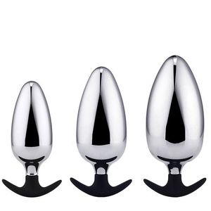 Hot Selling Metal Anal Plug Bullet Head Wearable Big Butt sexy Toys For Women Men Couple Strap On Dilator Anus