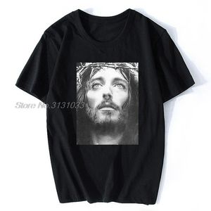 Herr T-shirts T-shirt Kända sommarkläder Jesus Kristus Män T-shirt Kändis Star One In The City T-shirt Bomull Harajuku Tees