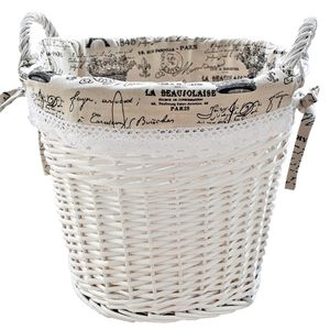 Hamper Rattan Dirty Clothes Lagring Tvättkorg Hot Air Balloon BA T200224