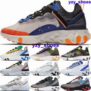 Skor tränare sneakers react element 87 55 runnings storlek 12 herrar vit US12 kvinnor avslappnad US 12 scarpe gym grå 46 euro stor storlek grön 7438 schuhe atletiska zapatos barn