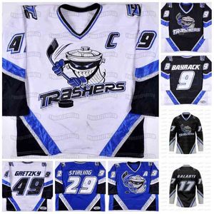 C202 Herren Danbury Trashers 2004–05 17 Galante Eishockeytrikot Brent Gretzky Scott Stirling Mike Bayrack Jon Mirasty Regan Kell Brad Wingfield Rupp