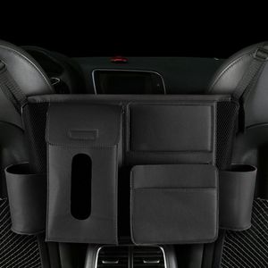 Car Organizer Multifunctional Net Pocket Bag To Organize Between Seat Spaces Fabric StorageCar