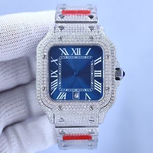 Diamentowe zegarek Męskie zegarki projektantów Automatyczne mechaniczne 40 mm Sapphire Business Kobiety Wris-end Stain Film Steel Belt Montre de Luxe Prezenty