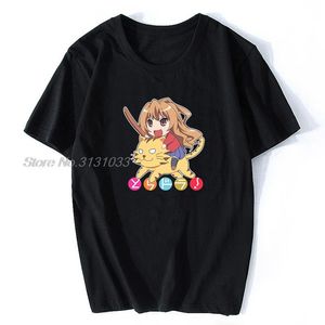 T shirts masculins hentai pour hommes toradora chibi drôle de mode coton tshirt anime tees harajuku streetwear