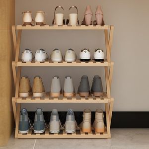 Szafa odzieżowa Magazyn Minimalistyczne klasyczne szafki na buty przestrzeń oszczędność drewnianych szafek