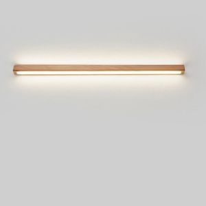 Banyo Led Duvar Sconce Modern Strip Ahşap Koridor Yemek Odası Duvar Lambası Koridor Akrilik Yatak Odası Duvar Işıkları Fikstür