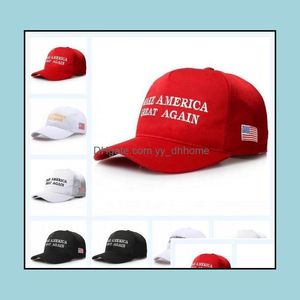 Ball Caps Hats Hats Scarfes Eldivenleri Moda Aksesuarları Amerika'yı Tekrar Harika Yapın Hat Donald Cumhuriyetçi Snapback Sports Beyzbol ABD