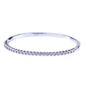 NEW Twinkling Forever Bangle Bracelet 925 Sterling Silver Women Girls Wedding designer Jewelry with Original gift box for Pandora CZ diamond bracelets