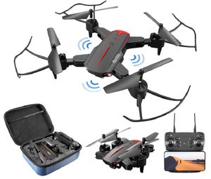 KY605 Mini Drone Optisk Flödesposition Dual 4K HD Kamera Hinder Undvikande Dron Funktion RC Toy Drones för barn Vuxna