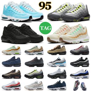 Wholesale breathable outdoor fabric for sale - Group buy running shoes for men women triple black white OG Neon Greedy Speed Lacing Cork University Blue Mens Trainers Sports Sneakers Outdoor