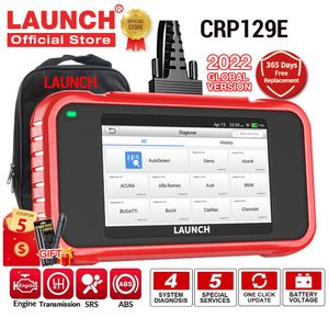 LAUNCH X431 CRP129E OBD2 Scanner Auto OBD ENG ABS SRS AT Diagnostic Tools TPMS Oil SAS 5 Reset Battery Volt Tester Free Update