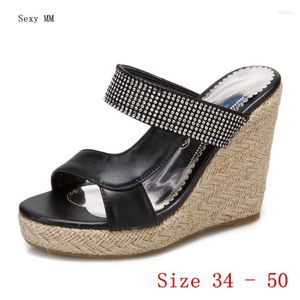 Sandaler Platform High Heels Women Shoes Wedges Gladiator Woman Plus Size 34 - 40 41 42 43 44 45 46 47 48 49 50Sandals