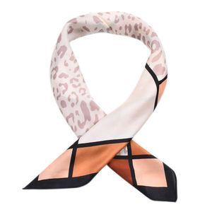 Wholesale scarves amazon for sale - Group buy Amazon Printed Female Scarf New Silk Scarf Leopard Print Small Square Towel