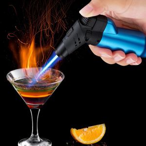 New Dual Mode Flame Windproof Lighter Stick Acupuncture Aromatherapy Cigarette Igniter Torch Butane Inflatable Gas Lighters