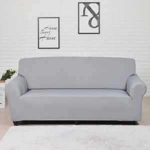 Tampas de cadeira de cor de sofá de cor sólida Sala de estar da sala de estar da família Seccional Home Sofachair Coverschair