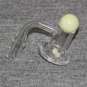 Sigara Blender Spin Kuvars Banger Seti 14mm Erkek Açık Eklem Terp Slurper Bangers 90 Derece Parlayan İnci Boncuk Hapı Dab Rigs Bong