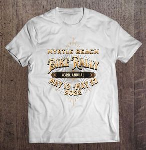 Heren T shirts Myrtle Beach Bike Rally Vintage e jaarlijkse front art Raglan Baseball T shirt T shirt voor mannen Manga Anime Top Grunge