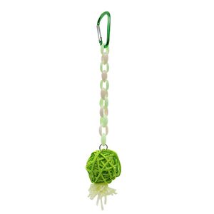 Söt papegoja leksaker Pet Bird Parakeet Climb Bite Chew with Hanging Swing Birt Toy Pet Supplies for Parakeet Cockati