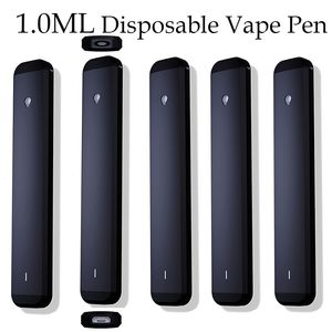 D9 Disposable Vape Pen 1.0ml Disposable E-cigarettes Pod Kits Thick Oil Cartridges Device Rechargeable 280mah Battery Ceramic Coil Empty Vaporizer LED Pens