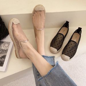 Gauze sandals for Women Summer Casual Shoes Breathable Mesh Heart Flat Sandals