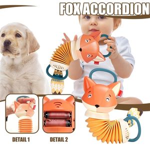 Cartoon Accordion Baby Music Toys Early Education Instrument Electronic Vocal Toy Kids Educational Soothe Toy Children Gifts 220706