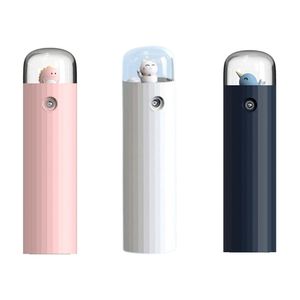 4-in-1 Portable Adjustable Spray Fan Mini Humidifier with Flashlight Backup Power Bank USB Rechargeable for Camp 220505