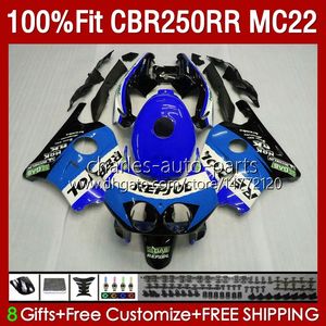 Injection For HONDA CBR250 CBR 250RR 250 RR CC 90-99 131No.192 respol blue blk MC22 CBR250RR 90 91 92 93 94 95 96 97 98 99 250CC 1990 1991 1992 1995 1996 1997 1998 1999 Fairing