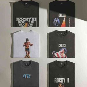 Rocky Kith t Shirt Men Women T-shirt Washed Tees