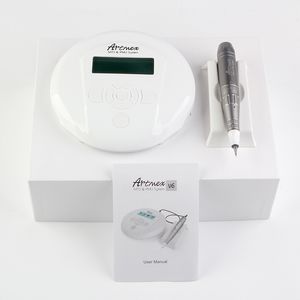 Beauty Microneedle Artmex v6 ​​2in1 MTS PMU Terapia Dermapen stały system makijażu Auto mikro igle i igłowia Eye linia pigmentacja pigmentacja tatuaż pióro