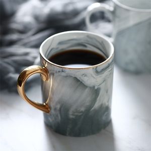 Lekoch европейский мраморный зерно -зерно Phnom Penh кружки пары Lover's Gift's Murg Mug Milk Coffee Coffee Teabrablain Cup для подарков T200506