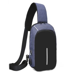 HBP أحدث متعددة الوظائف USB حقيبة الصدر الأزياء الترفيه حقائب الكتف واحد للماء اليسار واليمين حقيبة الصليب الجسم
