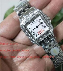 Topselling super fêmea relógios de pulso de alta qualidade movimento japonês de quartzo 27 mm borda diamante 316 l moda de aço mulheres relógios