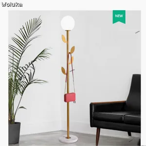Floor Lamps Clothes Rack Lamp Light Bedroom Sitting Room Extremely Contracted Nordic Hanging Package CD50 W06Floor