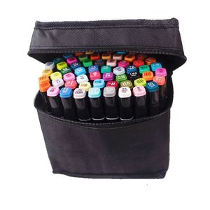 Markers penna färger dubbla tips alkohol grafik skissmarkörer penna för bokmärke manga ritning konstförsörjning