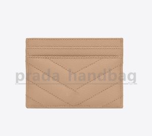 Top qualidade couro genuíno bolsa titular do cartão carteira dos homens famosos titulares de pele de cordeiro das mulheres luxurys designer moda moeda black2530
