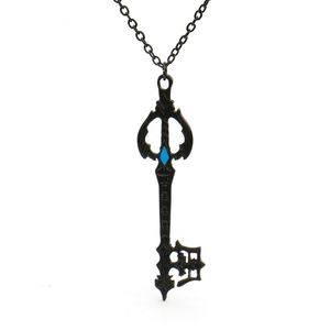 Chokers Kingdom Hearts Keyblade Naszyjnik Women Oathkeeper Klucz wisiorek obovion urok świąteczny prezent biżuteria